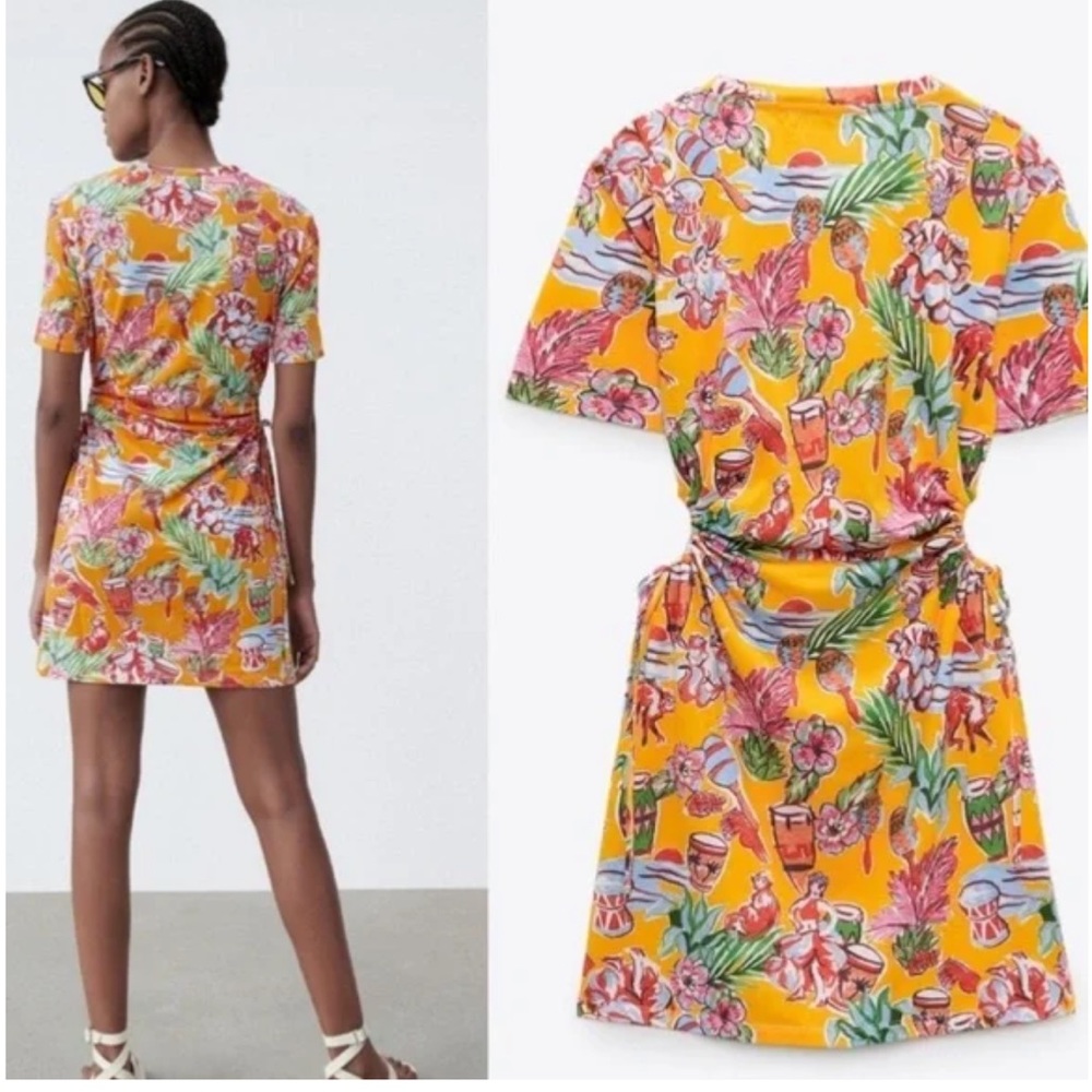 Zara Tropical dress